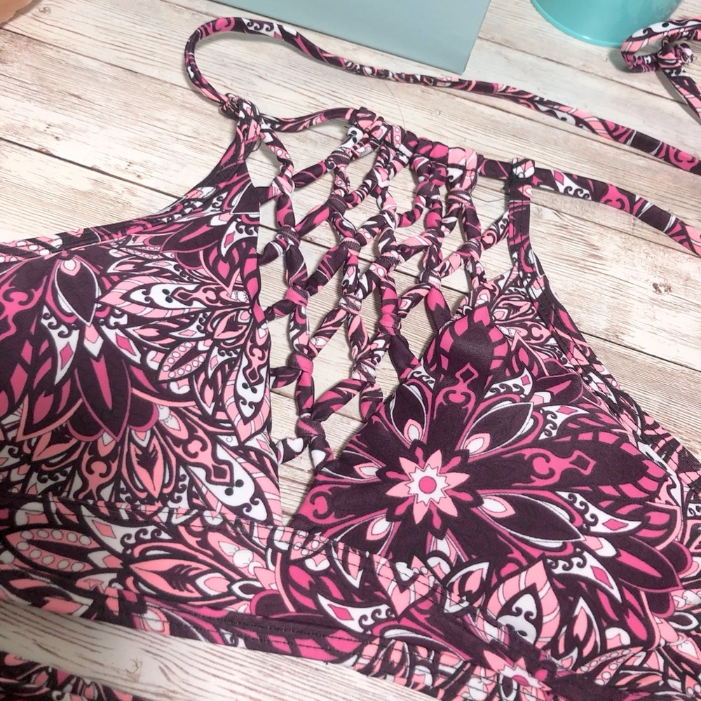 Rue Bleu Floral Bikini by Rue 21 Sz.XS 2-Pc. Swim Bathing Suit Womens Beach Boho - Picture 4 of 5